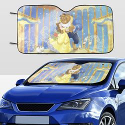 Beauty And The Beast Car Sunshade