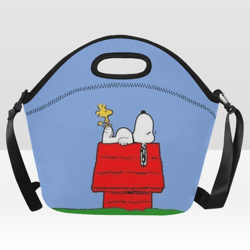 Snoopy Dog Neoprene Lunch Bag, Lunch Box