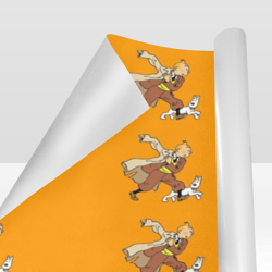 Tintin Gift Wrapping Paper 58"x 23" (1 Roll)