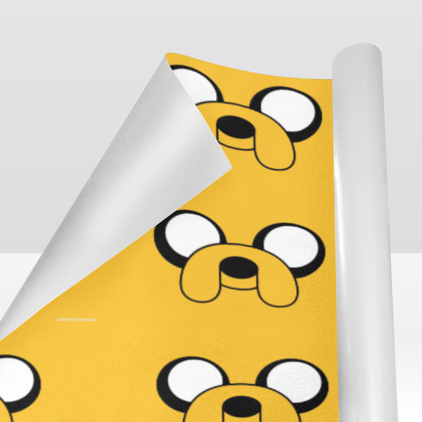 Adventure Time Jake the Dog Gift Wrapping Paper.png