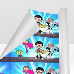 Teen Titans Gift Wrapping Paper 58"x 23" (1 Roll)