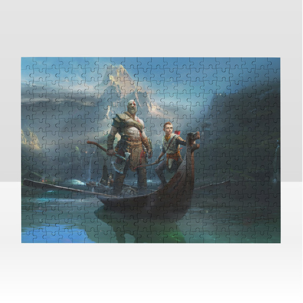 God Of War Jigsaw Puzzle Wooden.png
