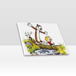 Calvin and Hobbes Frame Canvas Print
