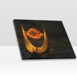 Eye of Sauron Lord of the Rings Frame Canvas Print
