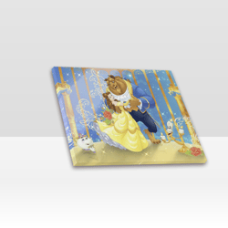 Beauty And The Beast Frame Canvas Print
