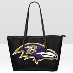 Baltimore Ravens Leather Tote Bag