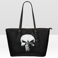 Punisher Leather Tote Bag