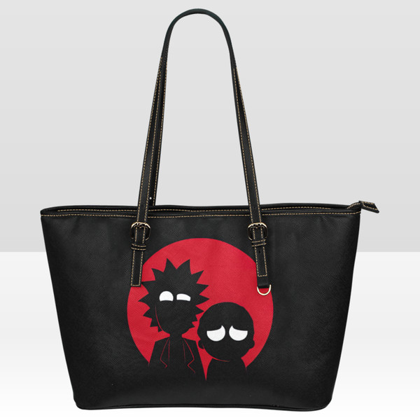 Rick and Morty Leather Tote Bag.png