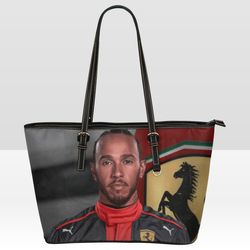 Lewis Hamilton Leather Tote Bag