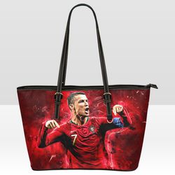 Cristiano Ronaldo CR7 Leather Tote Bag