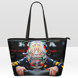 Max Verstappen Leather Tote Bag