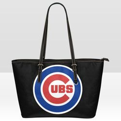 Chicago Cubs Leather Tote Bag