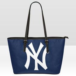 New York Yankees Leather Tote Bag