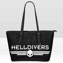 Helldivers Leather Tote Bag