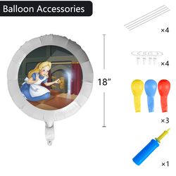 Alice in Wonderland Foil Balloon