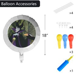 Maleficent Foil Balloon