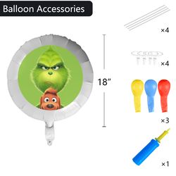 Grinch Foil Balloon