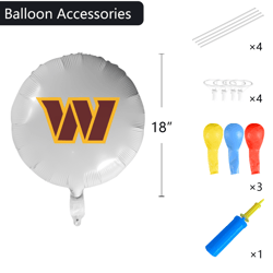 Washington Commanders Foil Balloon