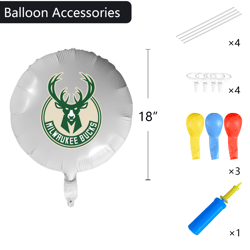 Milwaukee Bucks Foil Balloon