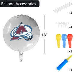 Colorado Avalanche Foil Balloon