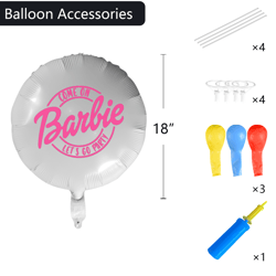 Come on Barbie Lets Go Party Foil Balloon