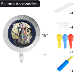 Nightmare before Christmas Foil Balloon