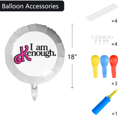 I am Kenough Foil Balloon