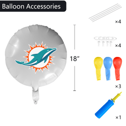 Miami Dolphins Foil Balloon