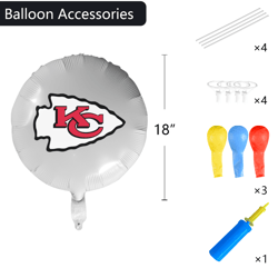 Kansas City Chiefs Foil Balloon
