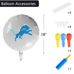 Detroit Lions Foil Balloon