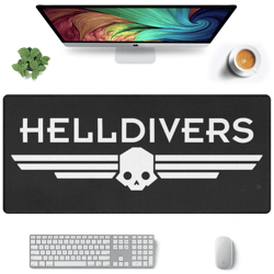 Helldivers skull Gaming Mousepad