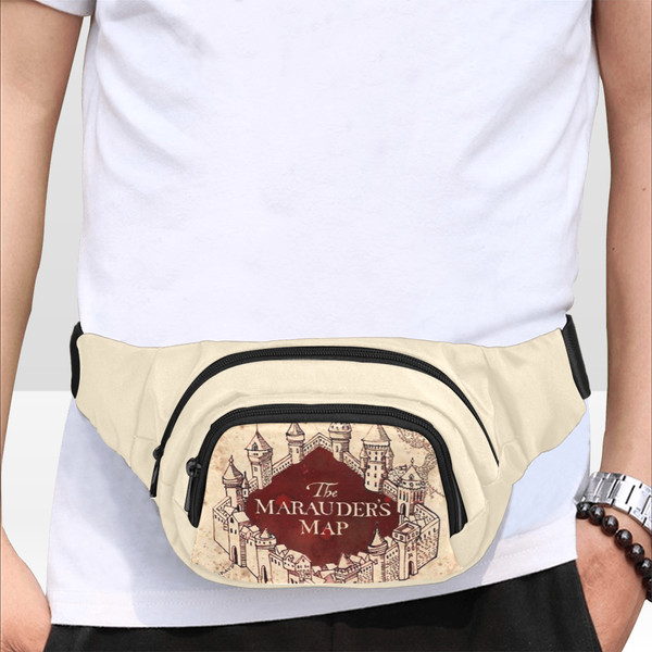 Marauders Map Harry Potter Fanny Pack.png