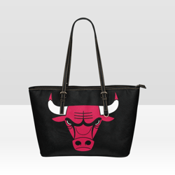 Chicago Bulls Leather Tote Bag