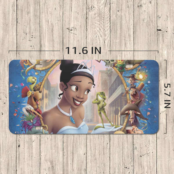 Princess and the Frog License Plate.png