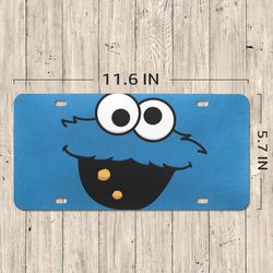 Cookie Monster License Plate