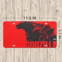 Godzilla HD New License Plate