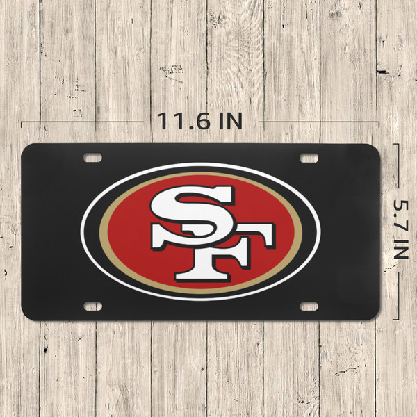 San Francisco 49ers License Plate.png