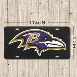 Baltimore Ravens License Plate