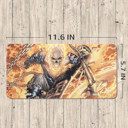 Ghost Rider License Plate