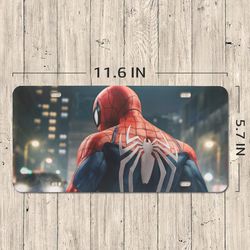Marvels Spider Man License Plate