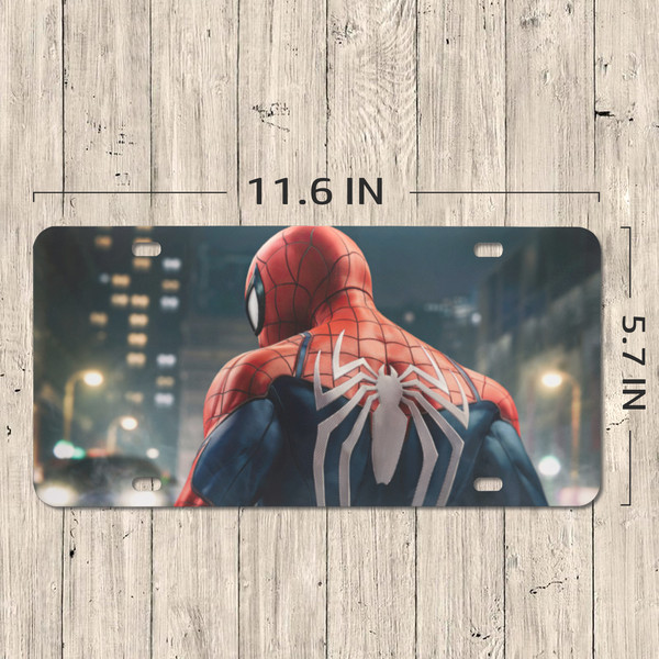 Marvels Spider Man License Plate.png