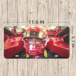 Charles Leclerc License Plate