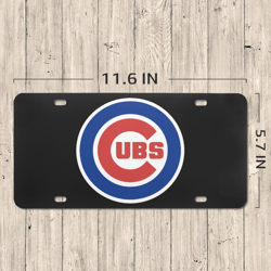 Chicago Cubs License Plate