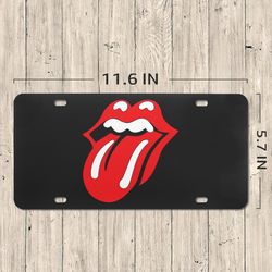 Rolling Stones License Plate