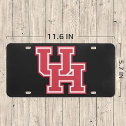 Houston Cougars License Plate