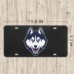 UConn Huskies License Plate