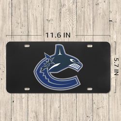 Vancouver Canucks License Plate