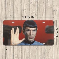 Star Trek Spock License Plate