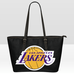 Los Angeles Lakers Leather Tote Bag