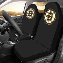 Boston Bruins Car Seat Covers Set of 2 Universal Size